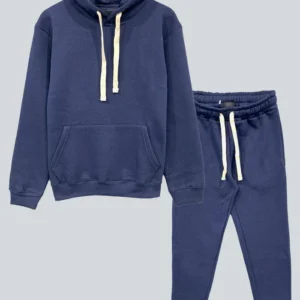 Dark Blue Fleece TrackSuit for Men